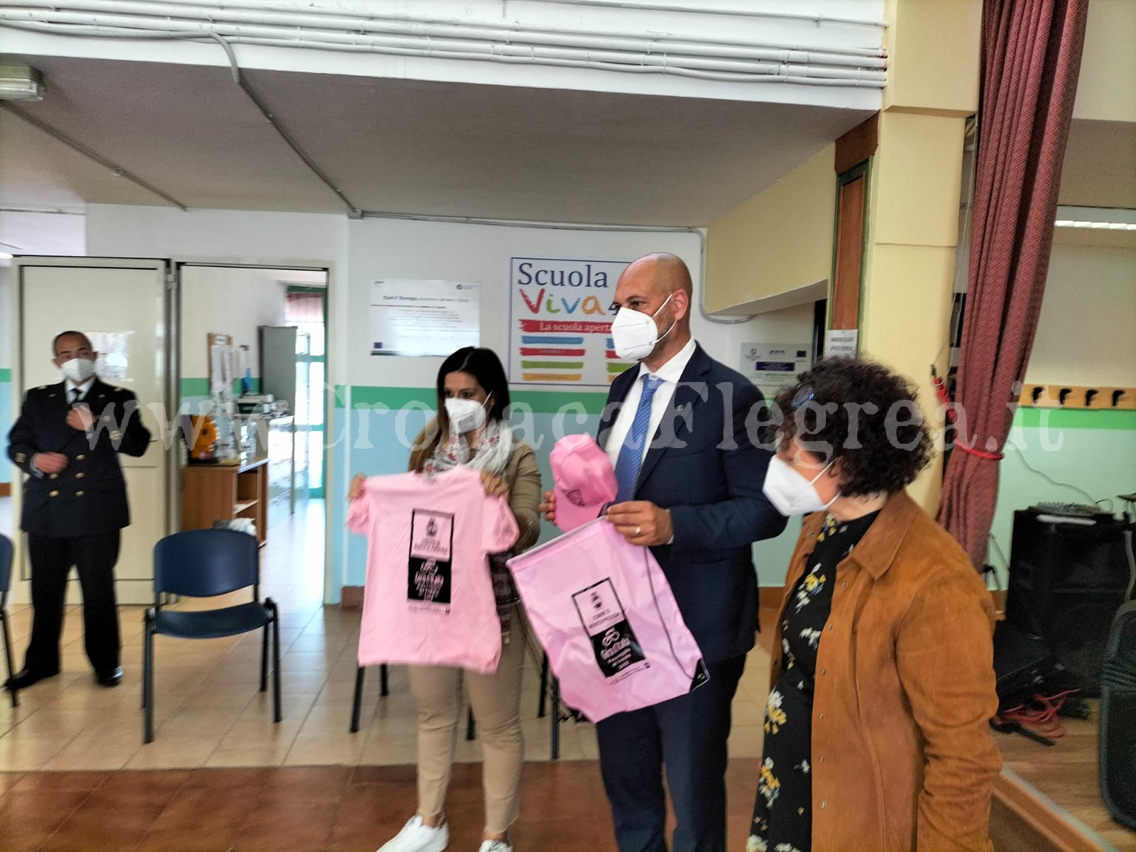 MONTE DI PROCIDA/ La scuola media Vespucci a tu per tu con il comandante e l’equipaggio della Nave Anteo