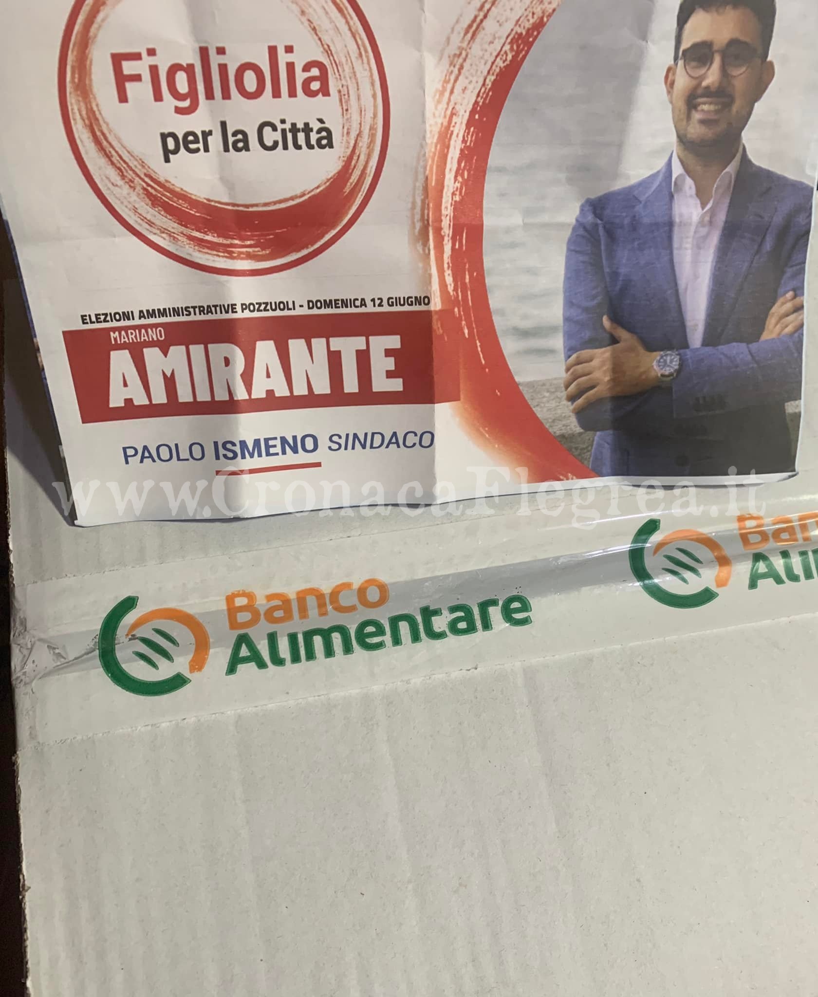 POZZUOLI/ La denuncia sui social: «Materiale elettorale insieme al pacco alimentare» Amirante e Del Vaglio querelano l’attivista Maione