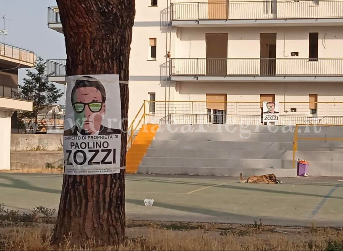 POZZUOLI/ Campetto Bognar, spuntano manifesti satirici dopo la rimozione dello striscione