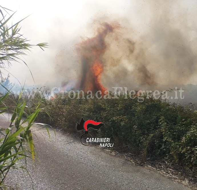 Operazione “Terra dei fuochi”, arrestato un 73enne per incendio di rifiuti