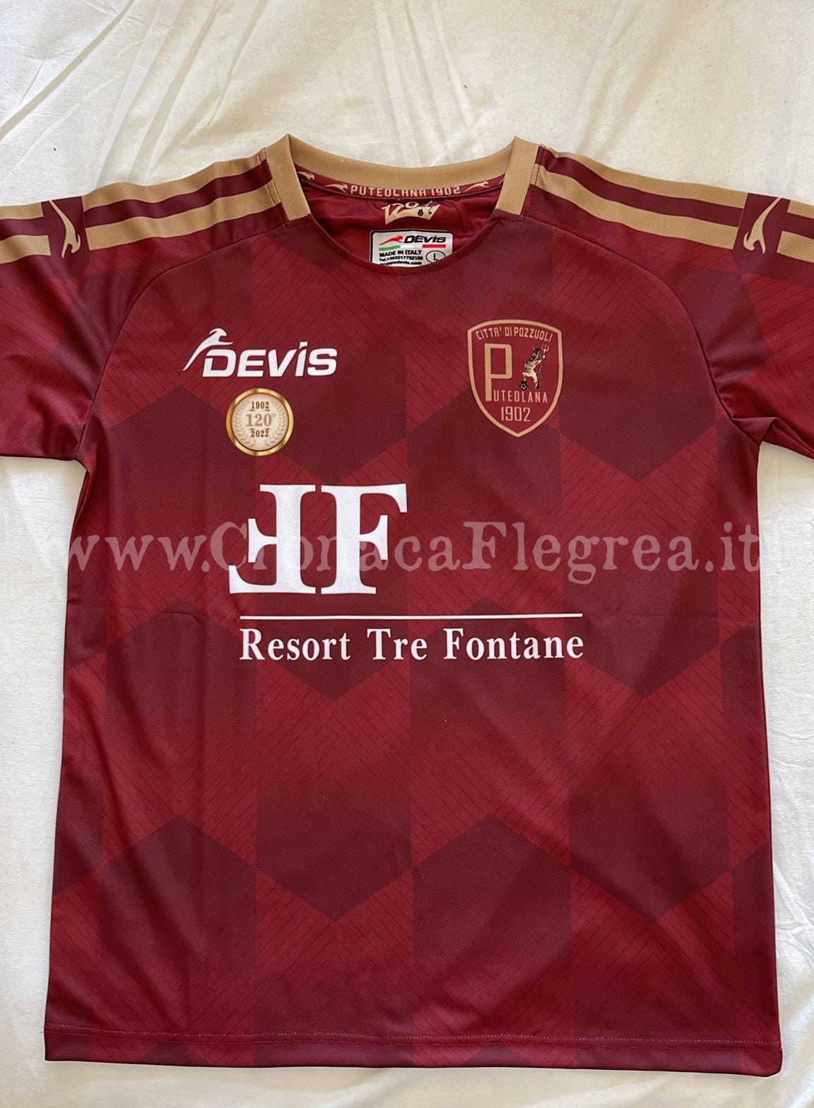 Puteolana, ecco le maglie ufficiali per le partite in casa – LE FOTO