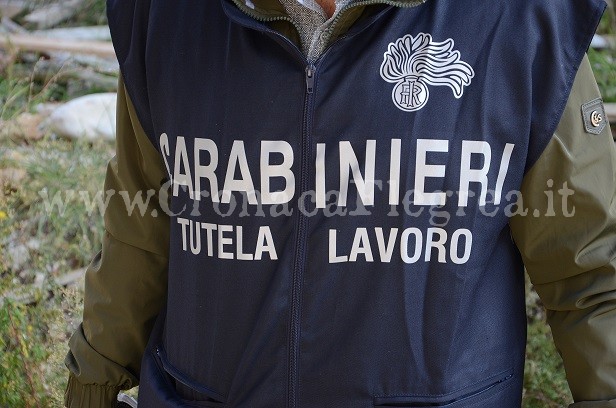 Lavoro nero, multe e denunce a Varcaturo e Lago Patria