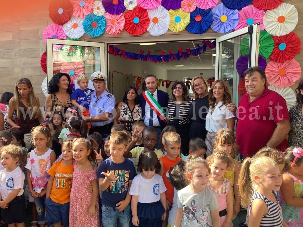 Una «nuova scuola» e un parco giochi inaugurati a Quarto