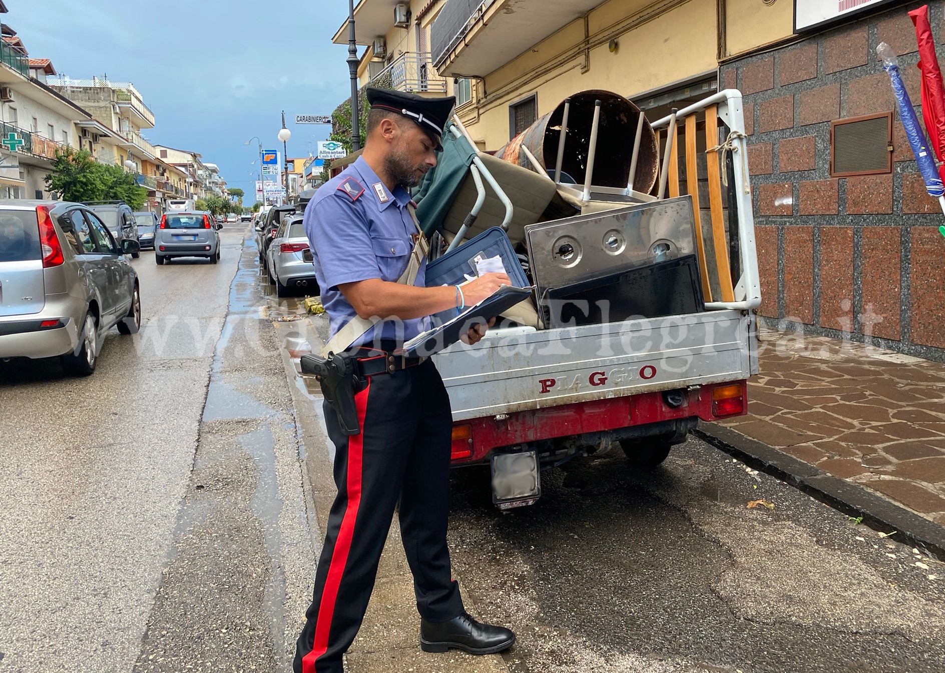 Trasporto illecito di rifiuti: 3 persone denunciate dai carabinieri