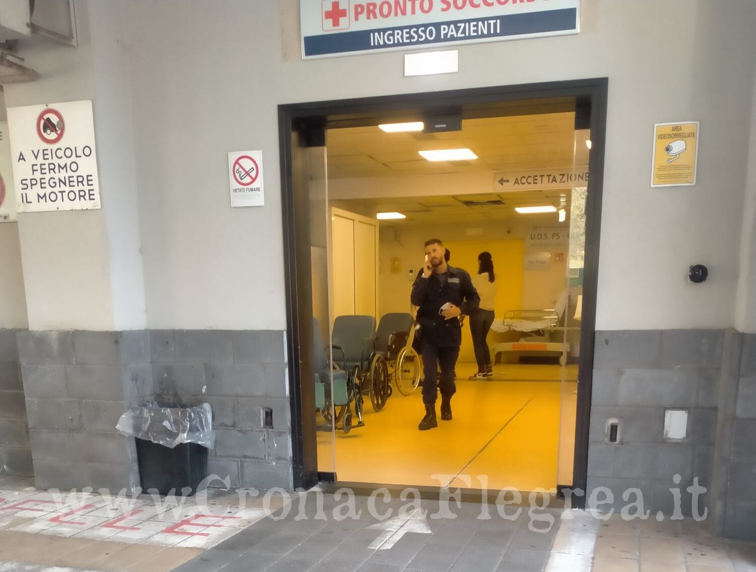 Violenze all’ospedale di Pozzuoli: aggrediti infermiere e guardia giurata