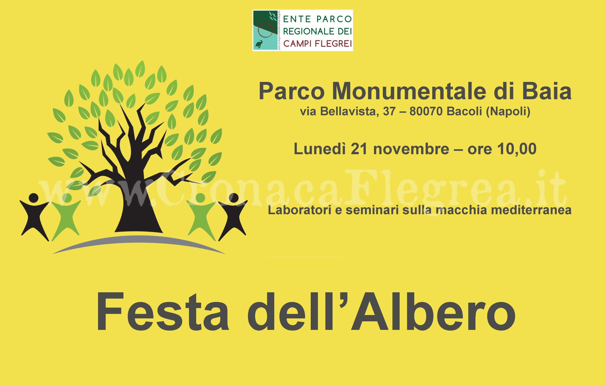 Festa dell’albero al Parco Monumentale di Baia