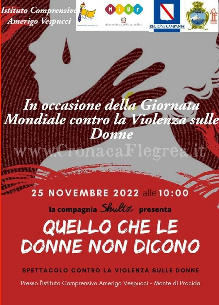 “Quello che le donne non dicono”: a Monte di Procida uno spettacolo contro la violenza di genere