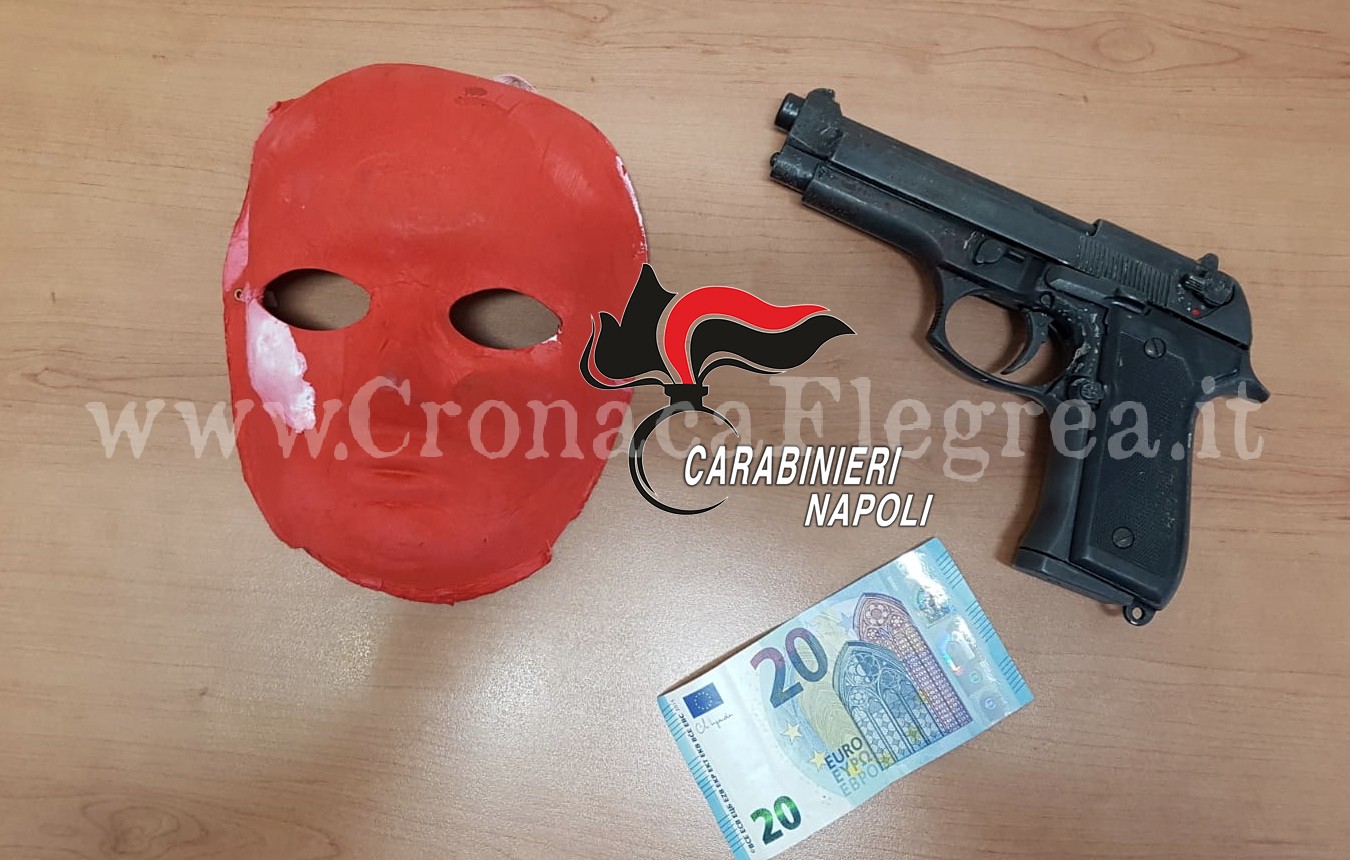 QUARTO/ Minaccia una coppia con una pistola: arrestato rapinatore mascherato