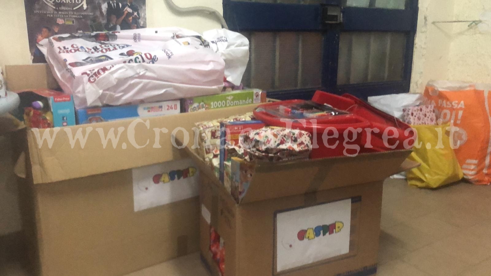 Carabinieri, Progetto Comune e Casper donano regali ai piccoli pazienti dell’ospedale di Pozzuoli