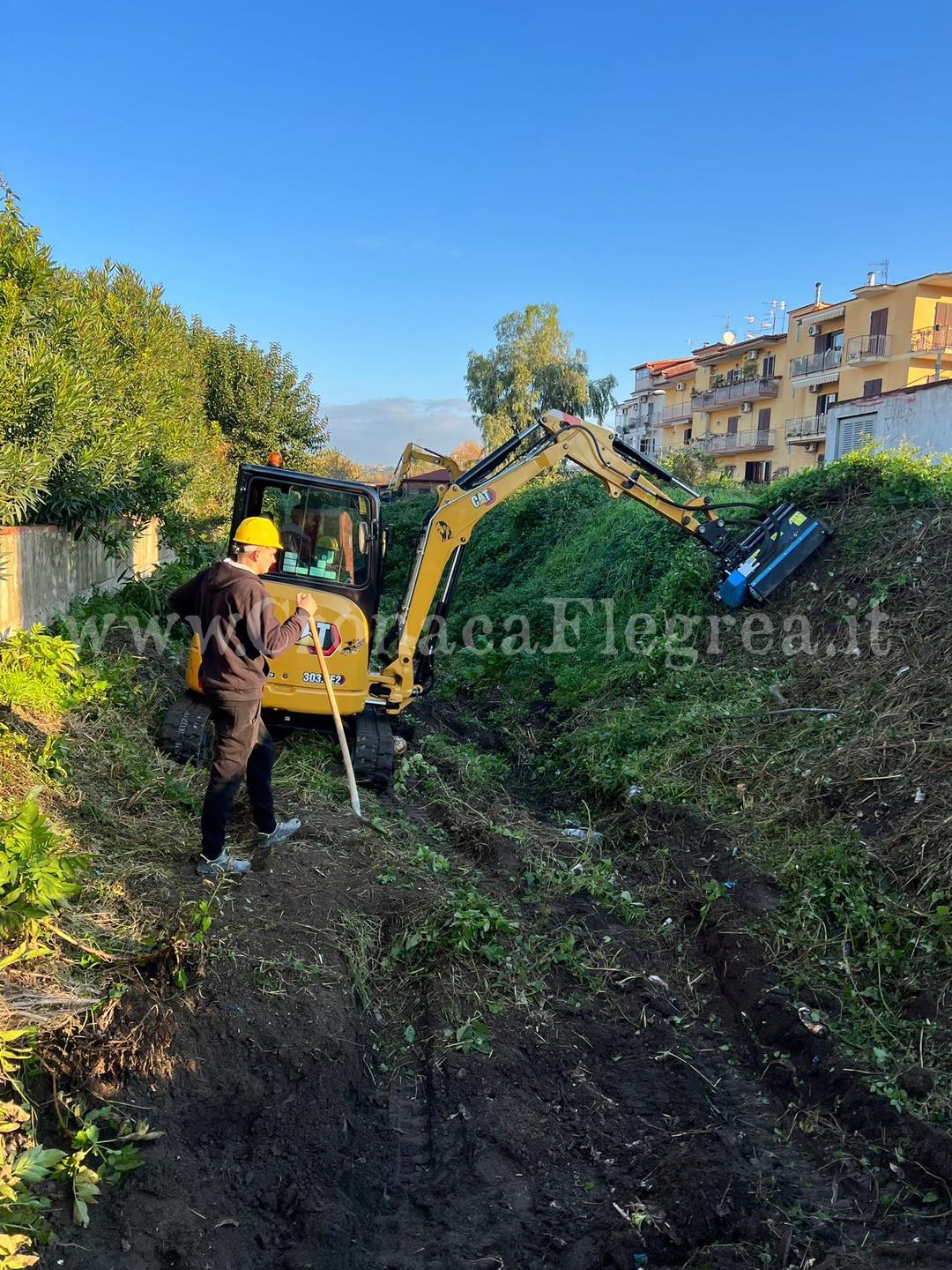 Dissesto idrogeologico a Quarto, via ai lavori al canale di via Consolare Campana