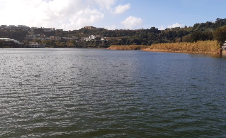 Sopralluogo di Europa Verde sui laghi Lucrino e d’Averno: in corso gli interventi di pulizia finanziati dalla Regione