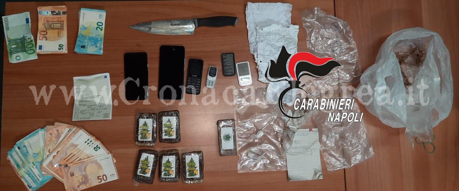 QUARTO/ Oltre mezzo chilo di hashish negli slip, 20enne arrestato