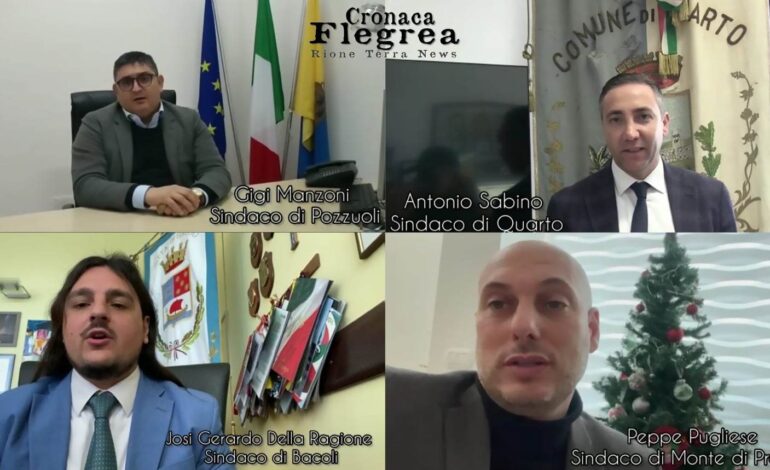 IL VIDEO – Buon 2023 dai sindaci di Pozzuoli, Quarto, Bacoli, Monte di Procida e dalla redazione di Cronaca Flegrea