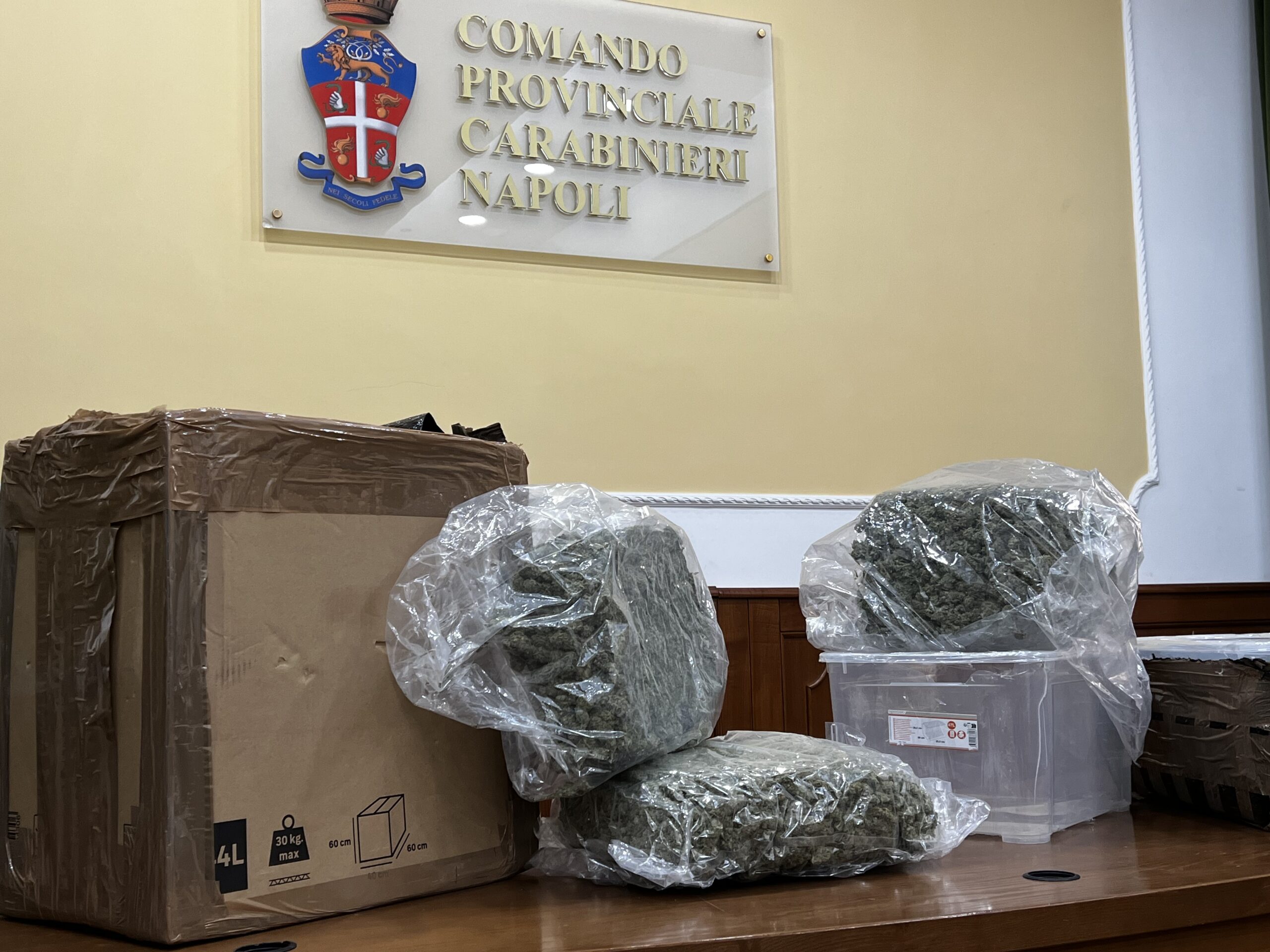 Corrieri sorpresi con 8 chili di marijuana, arrestati e condotti in carcere