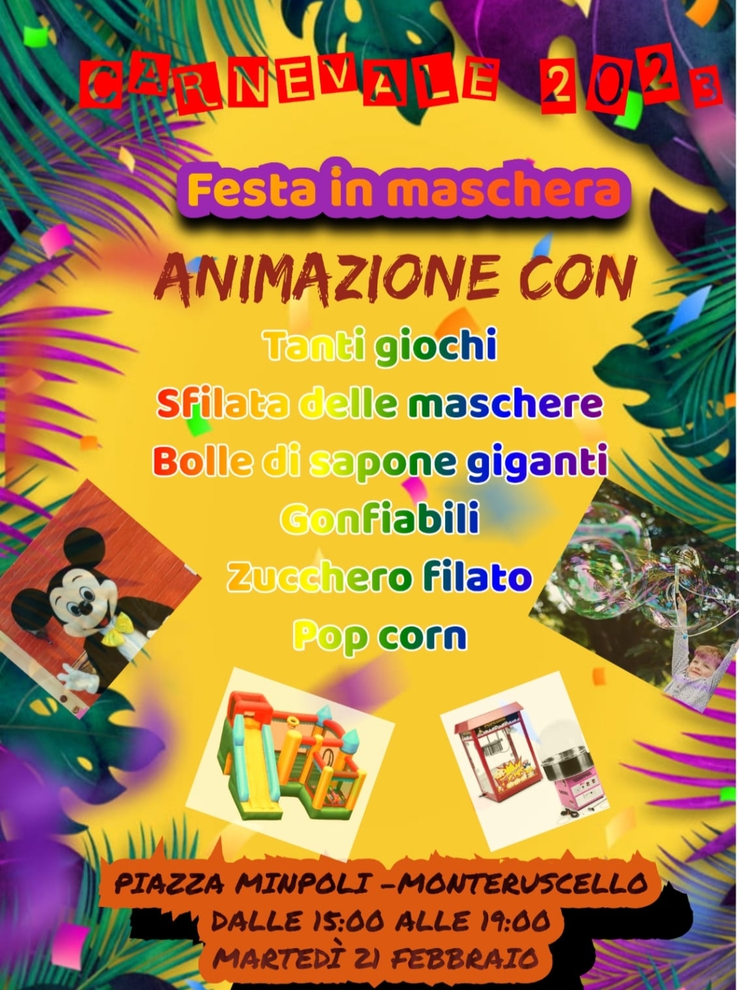POZZUOLI/ Musica, maschere e clown: festa di Carnevale a Monterusciello