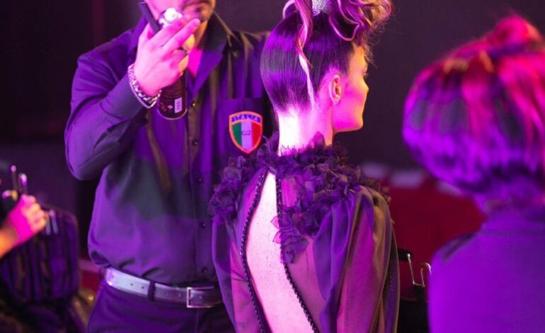 POZZUOLI/ Il parrucchiere Luca Paparone nello staff di hairstylist del Festival di Sanremo