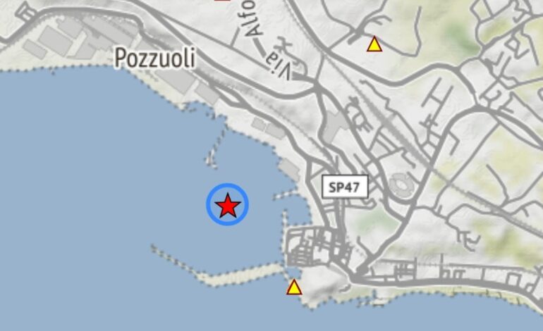 POZZUOLI/ Un’altra scossa di terremoto ‘scuote’ la città: la paura corre sui social