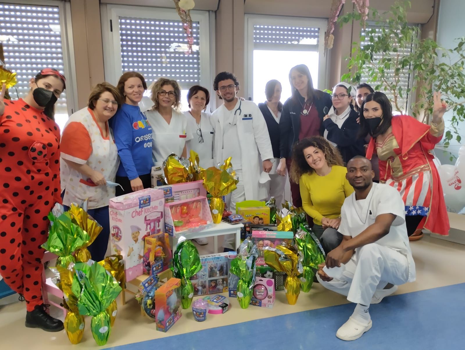 QUARTO/ L’associazione Casper consegna le uova di Pasqua ai bambini in ospedale