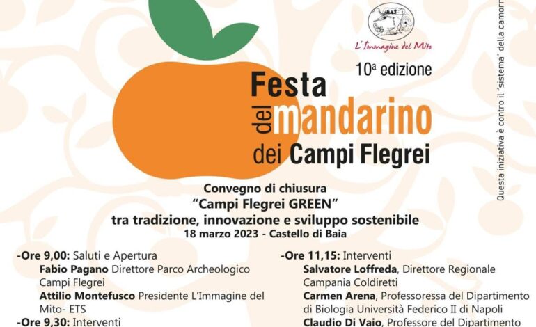 Festa del Mandarino dei Campi Flegrei, sabato il convegno al Castello di Baia