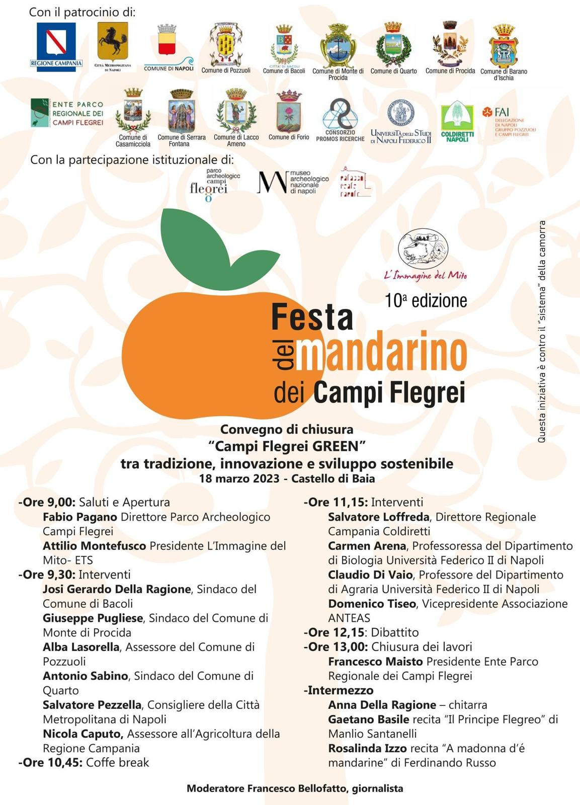 Festa del Mandarino dei Campi Flegrei, sabato il convegno al Castello di Baia