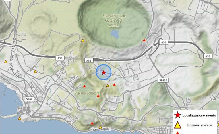 Scossa di terremoto a Pozzuoli, avvertito un boato: nessun danno sul territorio