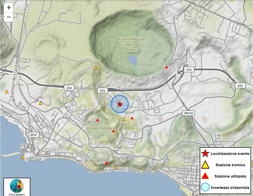 Scossa di terremoto a Pozzuoli, avvertito un boato: nessun danno sul territorio