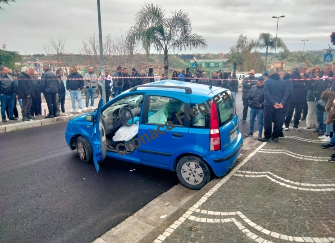 Tragedia a Quarto: 79enne muore in uno scontro auto-camion – LE FOTO