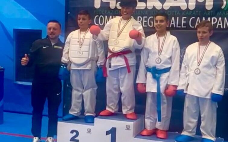 Pozzuoli fa incetta di medaglie ai campionati regionali di Karate: ben 25 atleti saliti sul podio – I NOMI