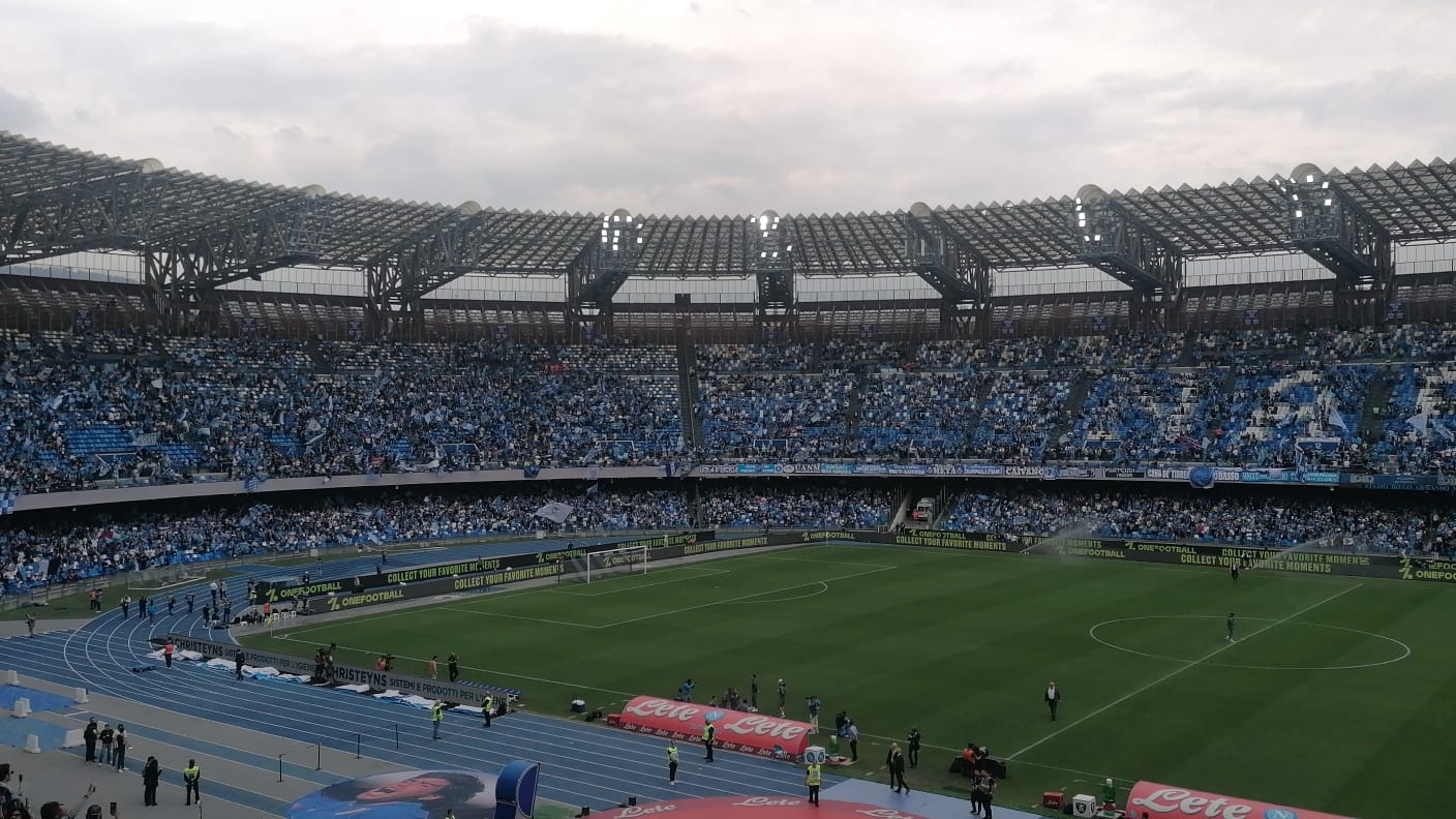 Scosse a Pozzuoli, verifiche allo stadio Maradona per la partita del Napoli