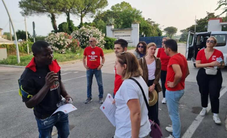 POZZUOLI/ Flai Cgil Campania e Napoli a Licola Mare per dire stop al caporalato