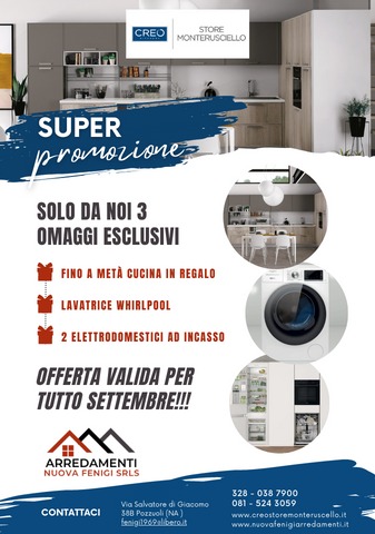 POZZUOLI/ Nuova Fenigi Arredamenti lancia una super promozione: 3 omaggi esclusivi nello store di Monterusciello