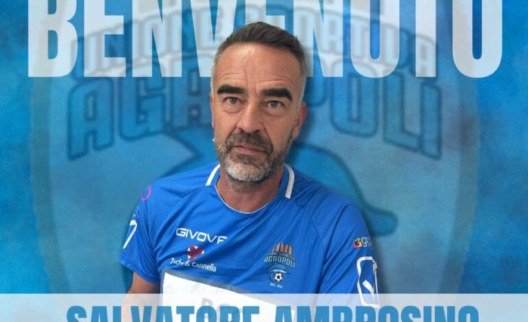 CALCIO/ Il puteolano Salvatore Ambrosino è il nuovo allenatore dell’Agropoli