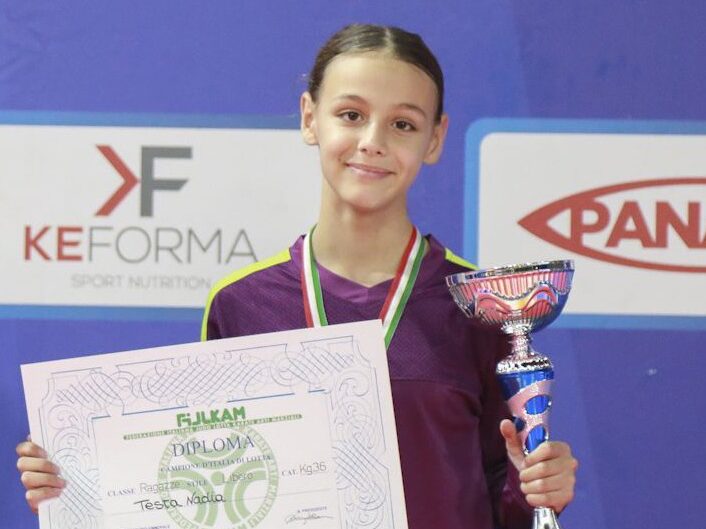 La giovane Nadia Testa vince il campionato italiano di lotta libera