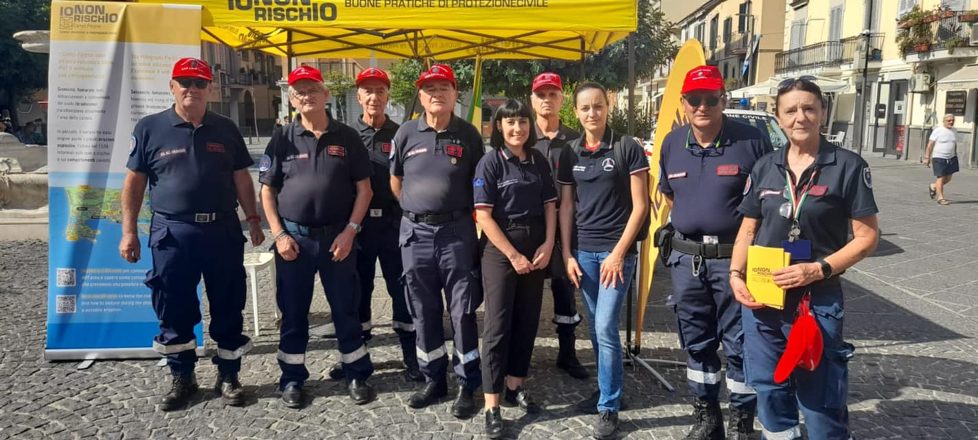 «Io non rischio» tre gazebo a Pozzuoli: in campo anche i volontari dell’associazione carabinieri