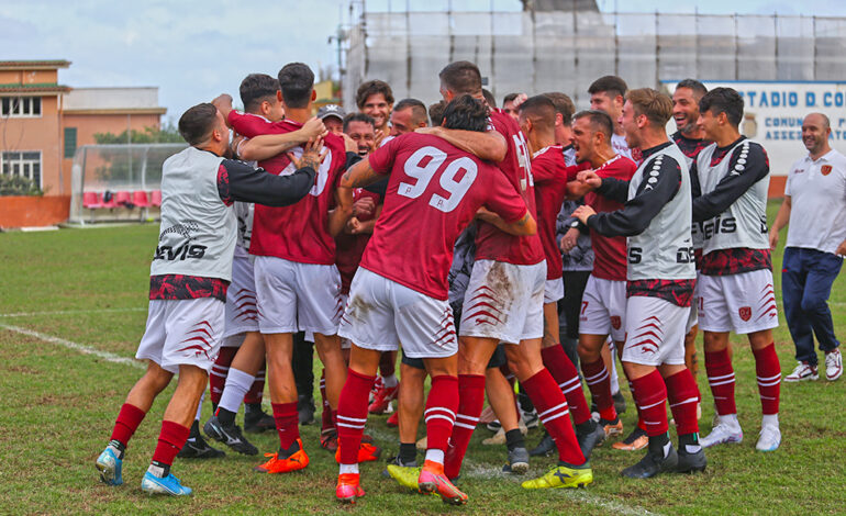 CALCIO/ Puteolana sulle rocce di Catinali e Battaglia, a Guglielmo bastano 5 minuti per firmare il gol partita – LE FOTO