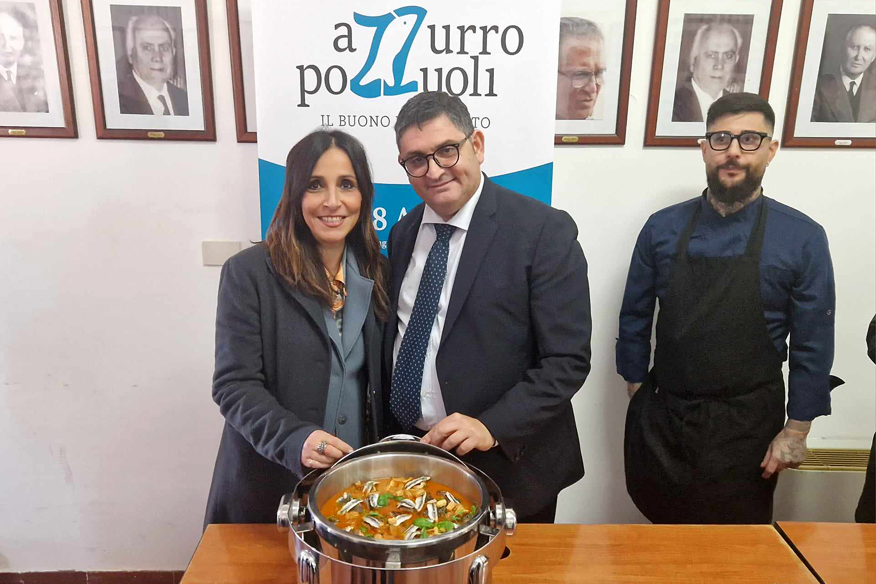 Azzurro Pozzuoli verso il gran finale: sindaco e assessore faranno da sommelier al Cuoppo Fish