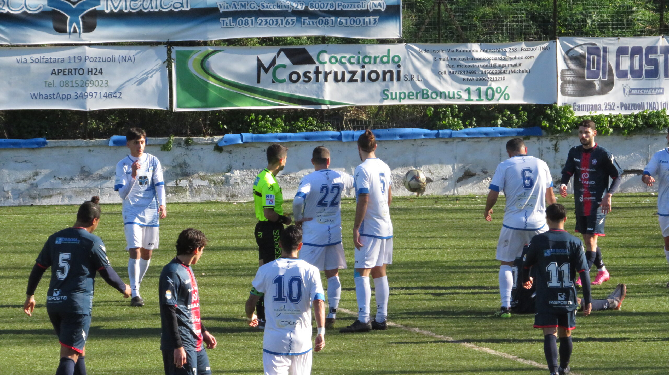 CALCIO/ Rione Terra e Quarto Afrograd si dividono la posta in palio: zona salvezza invariata