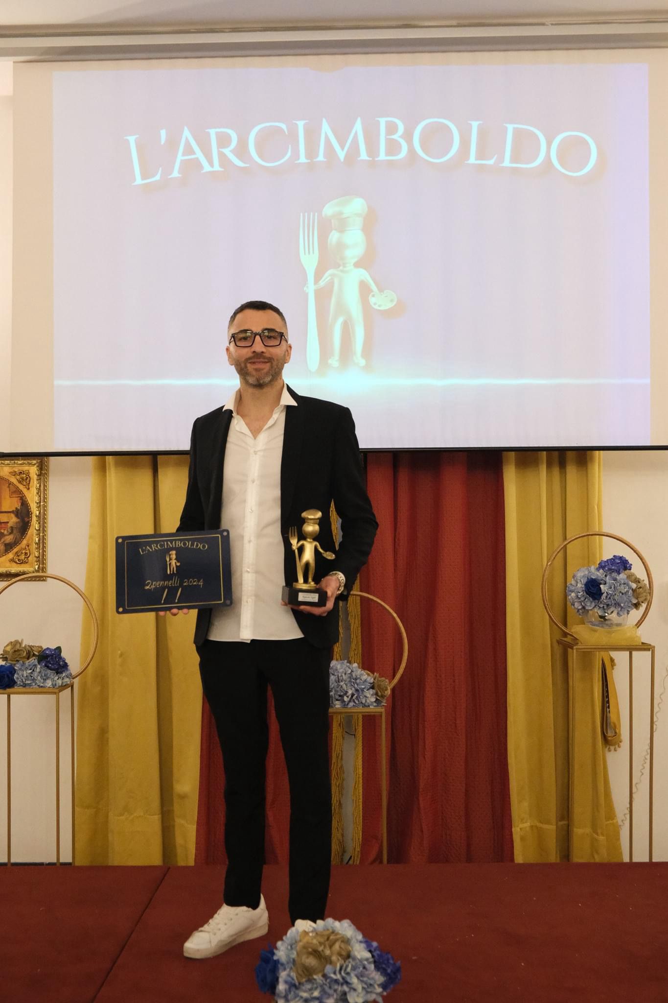 Il pizzaiolo puteolano Roberto Nasti riceve il premio Arciboldo d’Oro