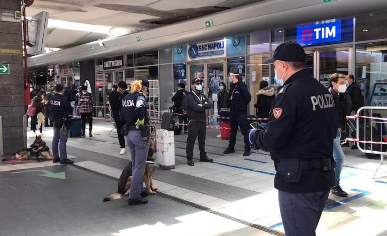 Operazione “RAIL SAFE DAY” della Polizia nelle stazioni: una persona arrestata ed altre 415 identificate