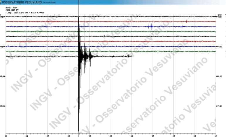 La terra non smette di tremare, nuovo sciamo sismico a Pozzuoli