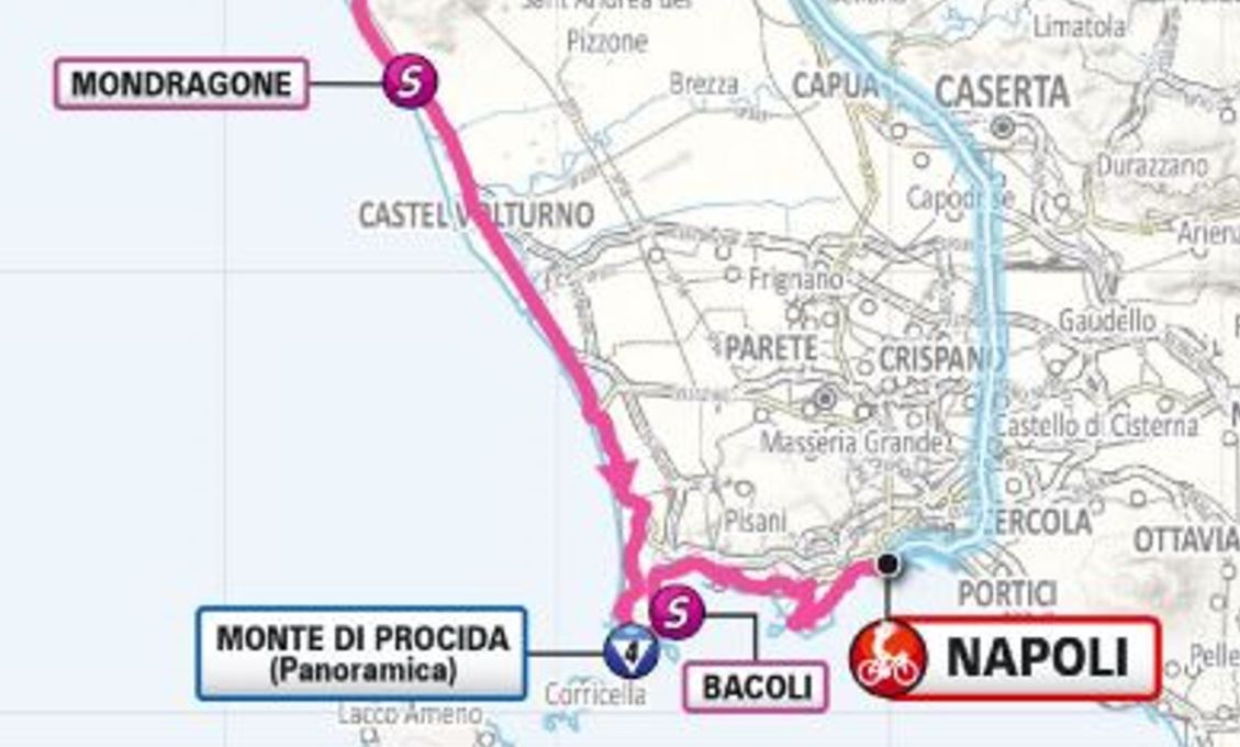 Giro d’Italia, i Campi Flegrei si tingono di rosa: conto alla rovescia per la tappa delle meraviglie