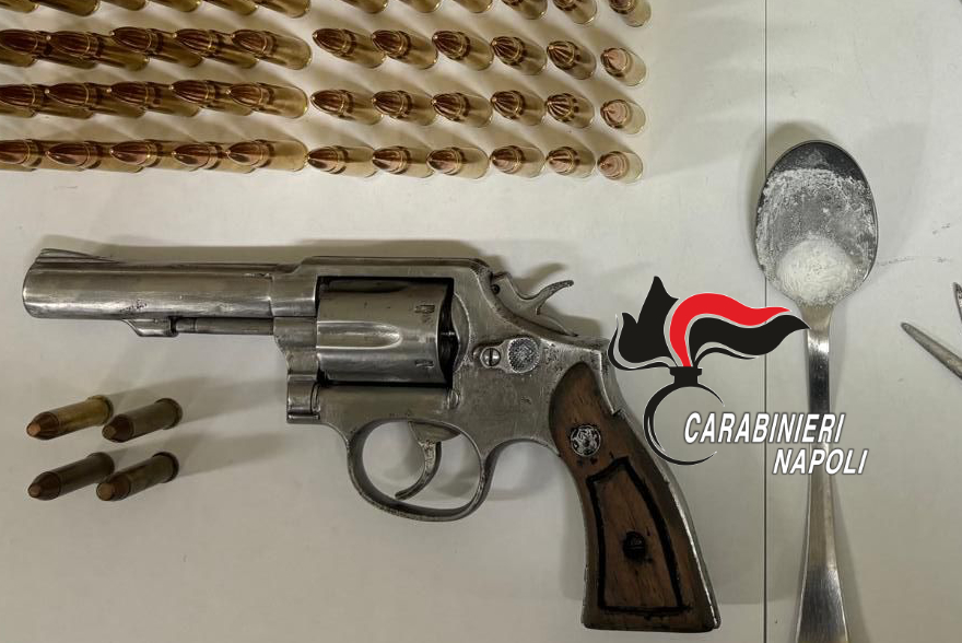 POZZUOLI/ Pitbull a difesa della casa-fortino: droga e una pistola per pusher di “nota” famiglia a Monterusciello