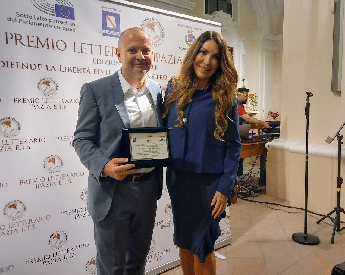 Il puteolano Massimiliano Longobardo tra i premiati al concorso letterario nazionale Ipazia