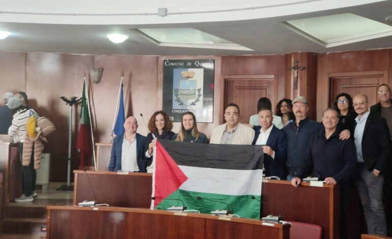 Il consiglio comunale di Quarto si schiera con Gaza e Nives Monda «Genocidio in atto»