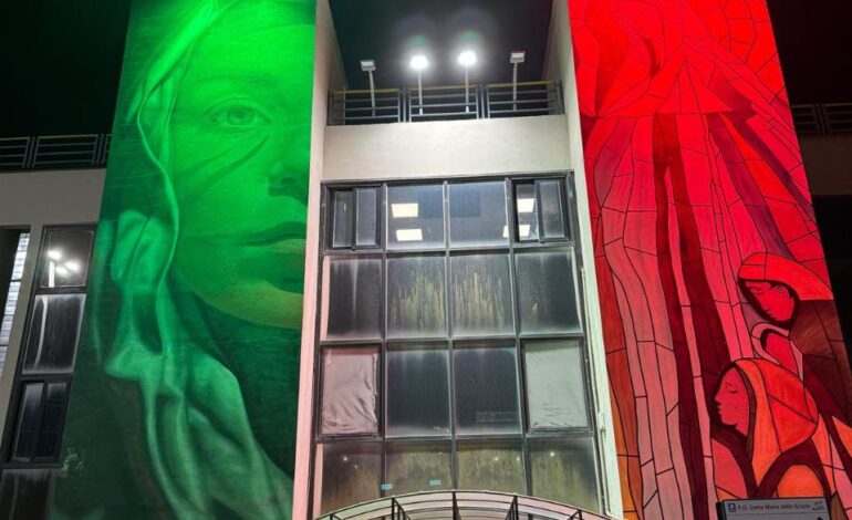 Scudetto al Napoli, l’ospedale di Pozzuoli s’illumina col tricolore