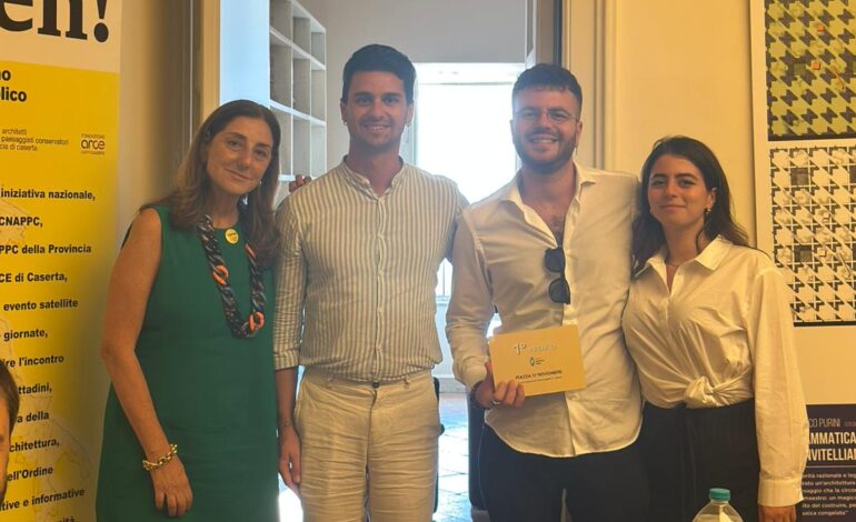 Architetti di Pozzuoli e Ischia vincono il premio “La Convivialità Urbana”