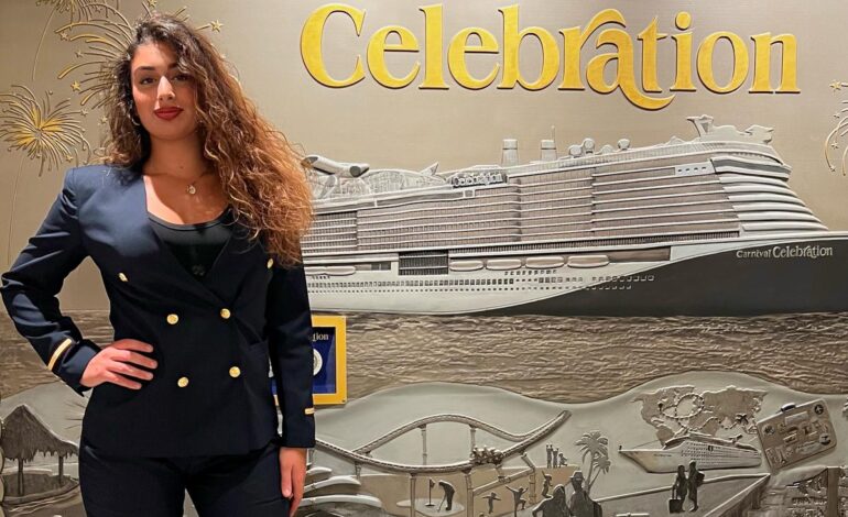 POZZUOLI/ Grasso sulle mani, orgoglio negli occhi: la giovane Chiara, terzo ufficiale di macchina su navi da crociera – LE FOTO