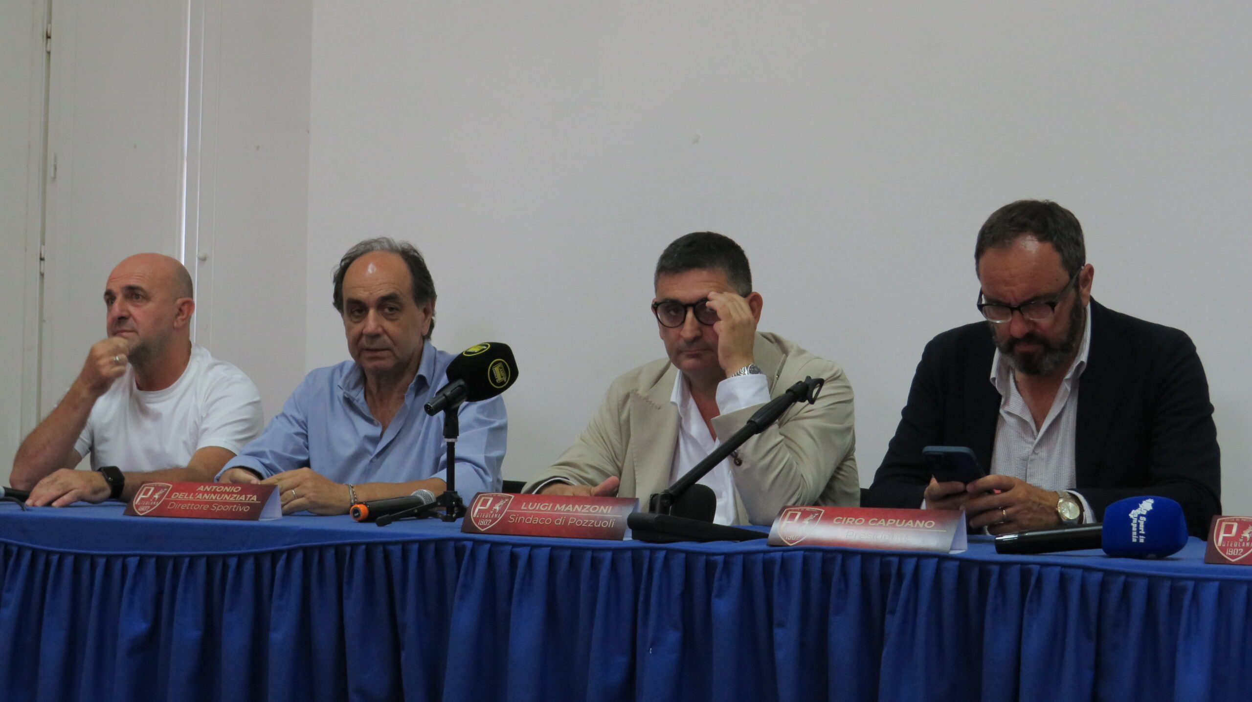 Puteolana, presentata la nuova società: si riparte da mister Correale «Ci divertiremo»