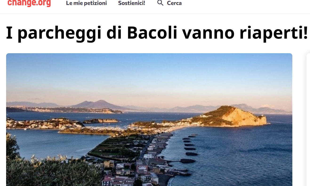 Appello al Prefetto e a De Luca per la riapertura dei parcheggi a Bacoli
