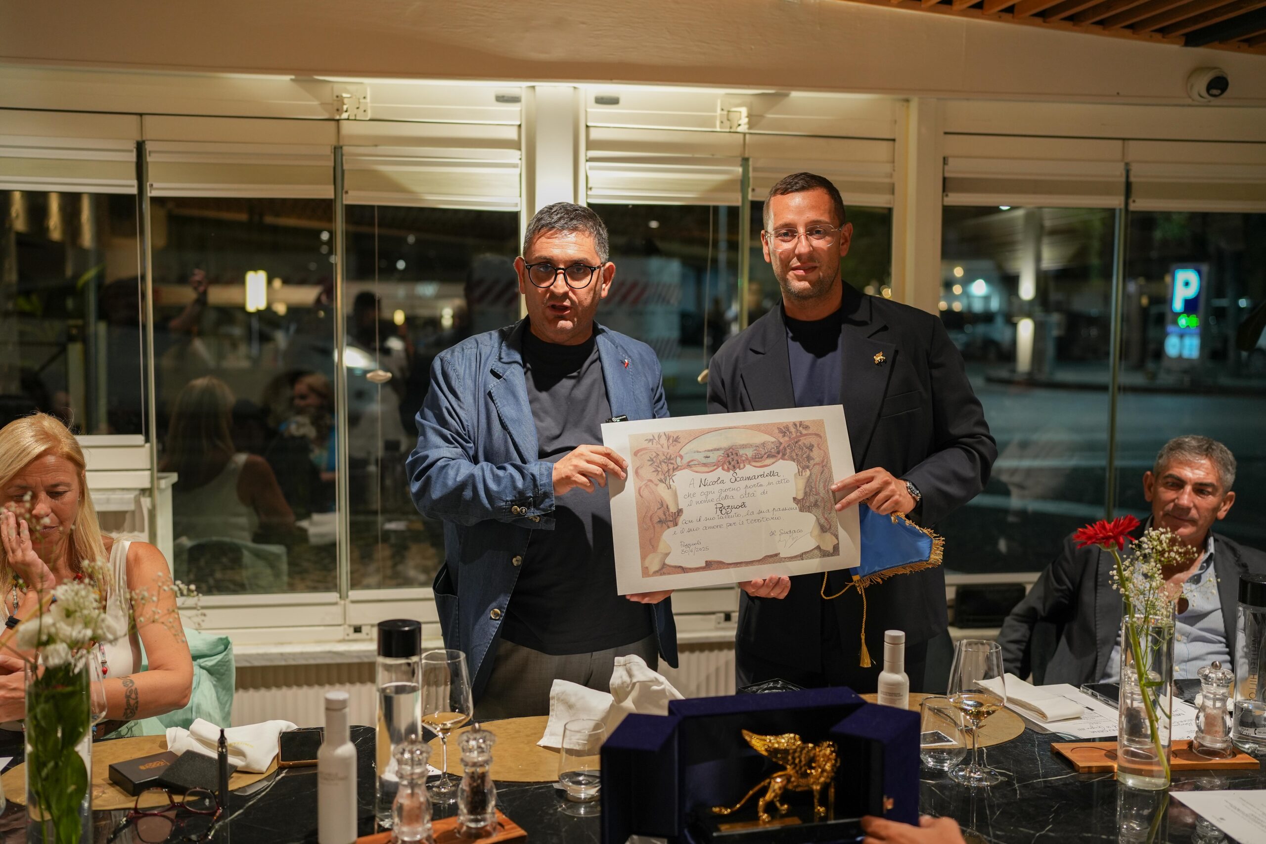 Cena celebrativa “Leone d’Oro” a Nicola Scamardella: evento al “White Chill Out Lungomare” Pozzuoli